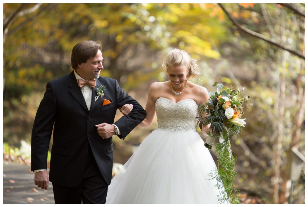 Walking down the aisle