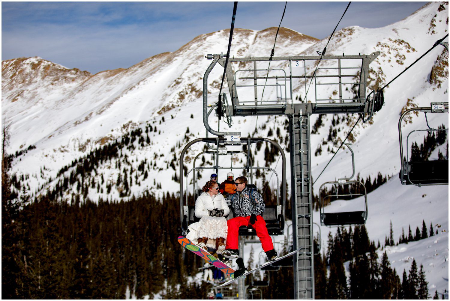 arapahoe basin snowboarding elopement